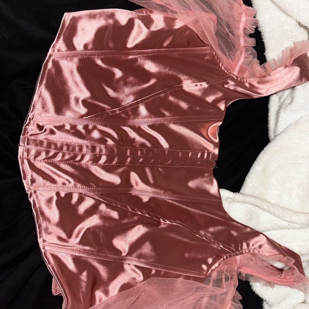 Pink crop top